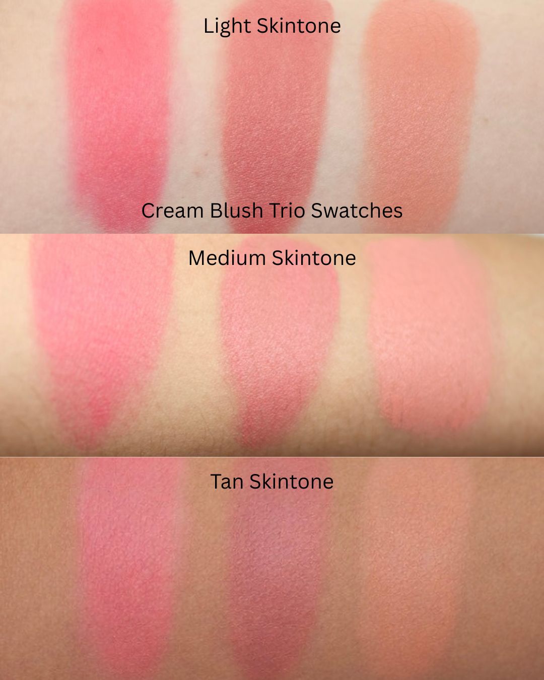 Fresca Colors Cream Blush Trio
